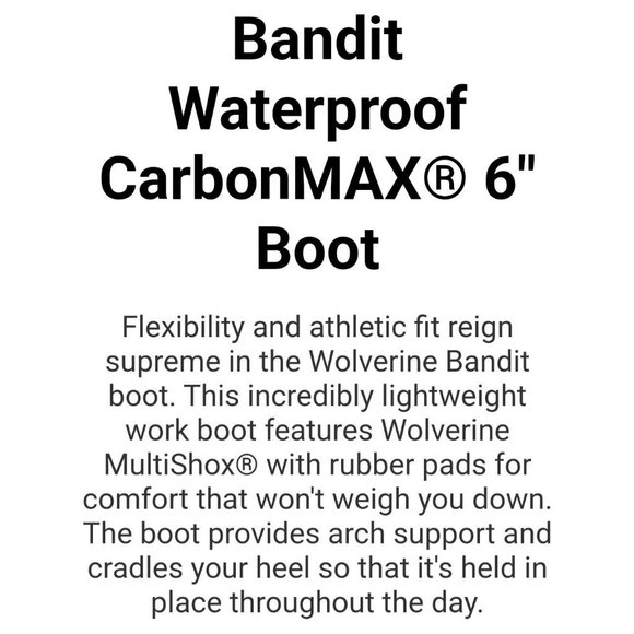 W10847 Mens Boots Wolverine Waterproof Steel Toe Alloy Brown Leather Sz 10.5 M - Picture 11 of 11